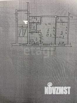 2-к квартира, вторичка, 45м2, 5/5 этаж