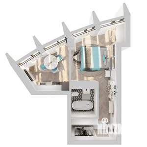 1-к квартира, вторичка, 31м2, 4/8 этаж