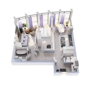 2-к квартира, вторичка, 80м2, 4/7 этаж