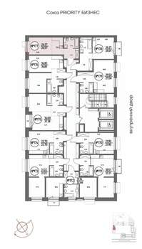 Студия квартира, строящийся дом, 27м2, 6/19 этаж