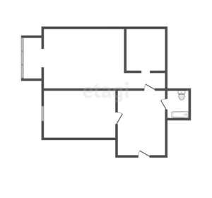 1-к квартира, вторичка, 57м2, 16/16 этаж