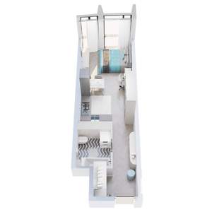 1-к квартира, вторичка, 29м2, 6/8 этаж