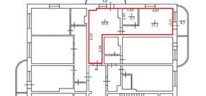 1-к квартира, вторичка, 45м2, 9/16 этаж