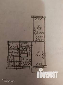 2-к квартира, вторичка, 44м2, 1/5 этаж