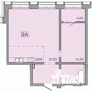 3-к квартира, строящийся дом, 76м2, 4/15 этаж