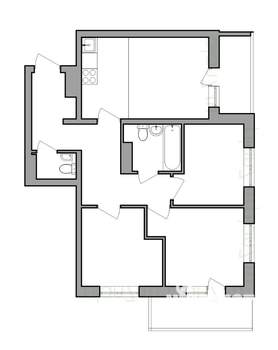 4-к квартира, строящийся дом, 66м2, 2/13 этаж