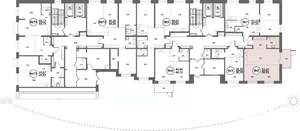 2-к квартира, строящийся дом, 60м2, 2/19 этаж