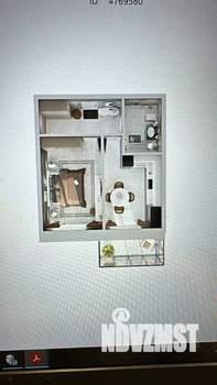 1-к квартира, сданный дом, 46м2, 8/18 этаж