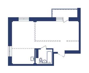2-к квартира, строящийся дом, 51м2, 10/10 этаж