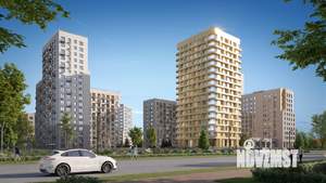 2-к квартира, строящийся дом, 62м2, 11/20 этаж