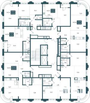 2-к квартира, вторичка, 72м2, 11/20 этаж