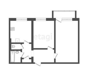 2-к квартира, вторичка, 54м2, 2/5 этаж