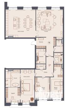 Студия квартира, вторичка, 252м2, 4/8 этаж