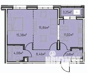 2-к квартира, вторичка, 60м2, 13/13 этаж