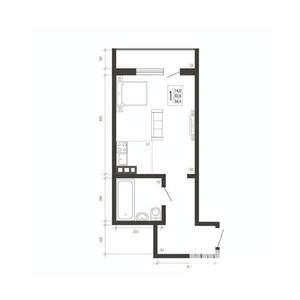 1-к квартира, вторичка, 34м2, 9/10 этаж