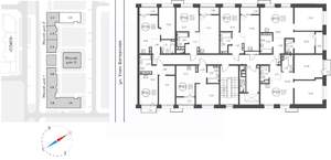 1-к квартира, вторичка, 43м2, 5/10 этаж