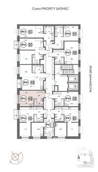 Студия квартира, строящийся дом, 24м2, 3/19 этаж