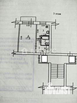 1-к квартира, вторичка, 31м2, 3/5 этаж