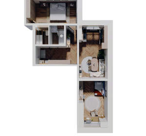 2-к квартира, вторичка, 62м2, 15/19 этаж