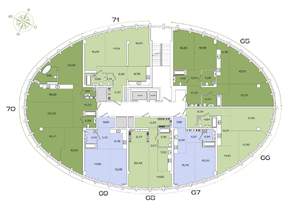 1-к квартира, вторичка, 64м2, 6/7 этаж