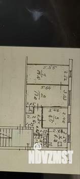 3-к квартира, вторичка, 55м2, 1/4 этаж