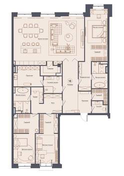 Студия квартира, строящийся дом, 230м2, 5/8 этаж