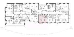 1-к квартира, строящийся дом, 42м2, 10/19 этаж