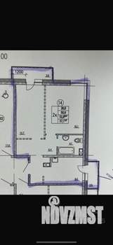 2-к квартира, вторичка, 57м2, 6/12 этаж