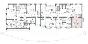 2-к квартира, строящийся дом, 55м2, 12/19 этаж