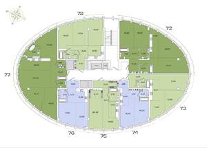 2-к квартира, вторичка, 71м2, 7/7 этаж