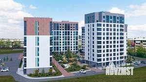 2-к квартира, строящийся дом, 40м2, 10/12 этаж