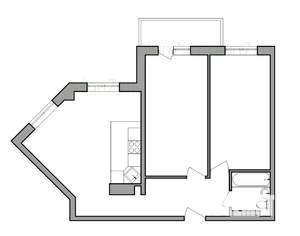 3-к квартира, строящийся дом, 69м2, 8/13 этаж