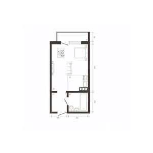 1-к квартира, вторичка, 29м2, 3/10 этаж