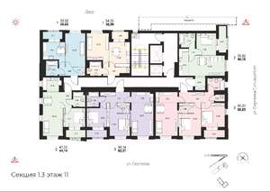 3-к квартира, вторичка, 69м2, 11/14 этаж