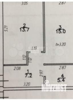 1-к квартира, вторичка, 41м2, 2/4 этаж