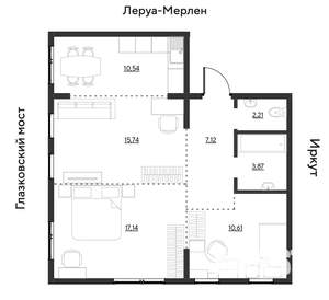 3-к квартира, вторичка, 67м2, 2/19 этаж