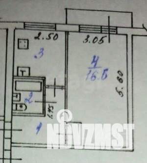 1-к квартира, вторичка, 31м2, 5/5 этаж