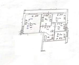 4-к квартира, вторичка, 100м2, 1/9 этаж