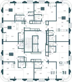 1-к квартира, вторичка, 45м2, 17/20 этаж