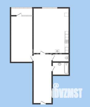 1-к квартира, вторичка, 37м2, 4/5 этаж