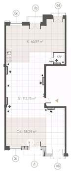 Студия квартира, вторичка, 224м2, 5/7 этаж