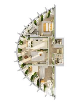 4-к квартира, вторичка, 129м2, 4/7 этаж
