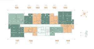 2-к квартира, вторичка, 80м2, 16/14 этаж