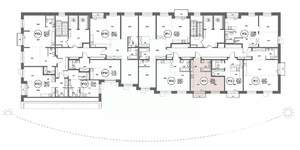 1-к квартира, строящийся дом, 33м2, 8/19 этаж