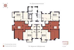 2-к квартира, вторичка, 71м2, 2/8 этаж
