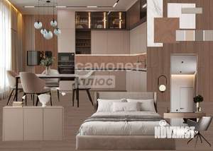 1-к квартира, вторичка, 40м2, 8/16 этаж