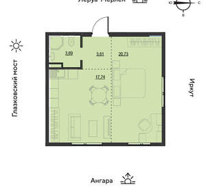 2-к квартира, вторичка, 46м2, 11/19 этаж