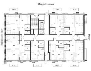 3-к квартира, вторичка, 56м2, 2/19 этаж