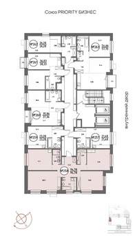 3-к квартира, строящийся дом, 95м2, 15/19 этаж