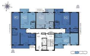 1-к квартира, вторичка, 38м2, 2/16 этаж